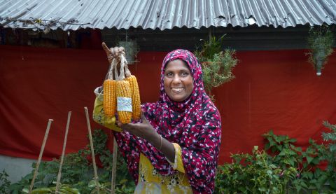 Shiuly is a farmer in Bangladesh
