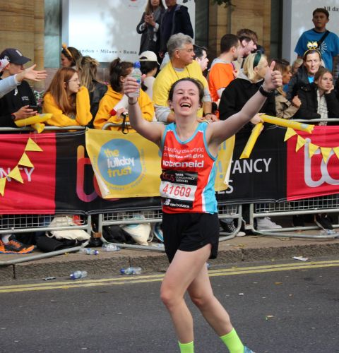 ActionAid supporter runs the London Marathon 2022